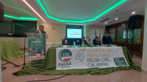 IV Congresso regionale FeLSA CISL Calabria: a Falerna una giornata di partecipazione, verit&agrave; e impegno per il lavoro dignitoso. Gianni Tripoli riconfermato segretario