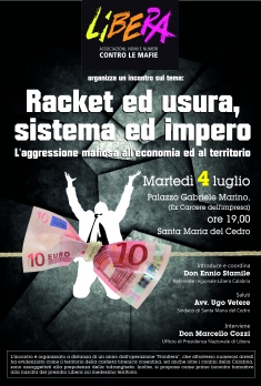 Il 4 luglio a Santa Maria del Cedro (CS) e il 5 luglio a Reggio Calabria con don Luigi Ciotti