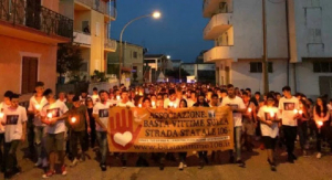 A Torre Melissa una fiaccolata per le vittime della 106