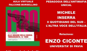 Unical, webinar di storia delle mafie con Enzo Ciconte