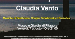 Crotone: al Pitagora arriva la pianista Claudia Vento