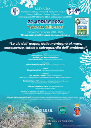 FI.DA.PA. organizza la ''Giornata della Terra'' a Soverato