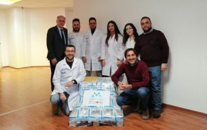 Dall'Unical a Codogno arrivano 40 chili di gel disinfettante