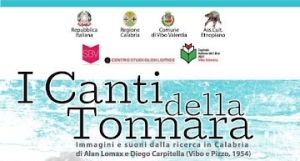 Sabato 11 settembre si parla de ''I canti della Tonnara'', cerimonia di consegna alla comunit&agrave; di Vibo del fondo Lomax