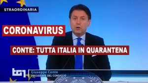 Coronavirus: tutta l'Italia &egrave; zona rossa