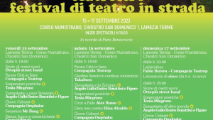 Il teatro di Lamezia Summertime 2023 invade le strade della citt&agrave; della Piana