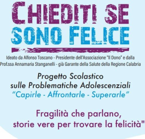 ''Chiediti se sono felice'': a Lamezia Terme un incontro per decifrare le fragilit&agrave; del mondo adolescenziale