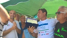 A nuoto Stromboli-Tropea per ricerca