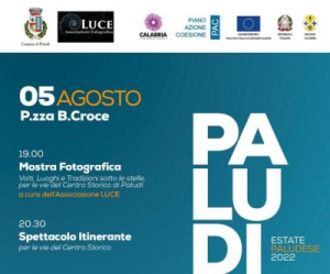 Paludi, inaugurazione mostra fotografica. Sabato 6 agosto il concerto di Pupo