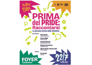 Verso il Pride. Domani l'incontro su parole, identit&agrave; e famiglie: un dialogo tra esperienza, diritti e riconoscimento