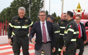 Vigili del fuoco, visita in Calabria del capo del Corpo nazionale