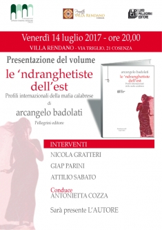 Presentazione del volume di Arcangelo Badolati "Le ndranghetiste dell'est"
