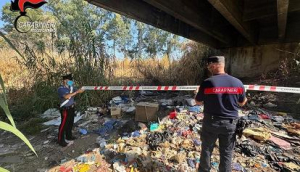 Discarica abusiva sequestrata nel reggino