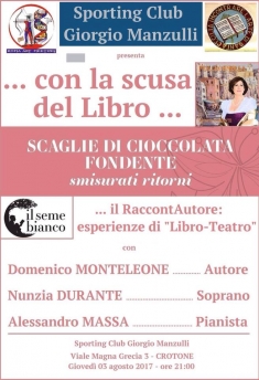 Libro Teatro "Scaglie di cioccolata fondente"