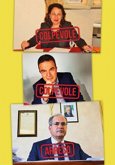 Scordovillo Lamezia - striscione al comune