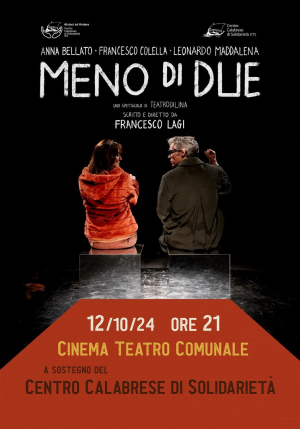 Un incontro di arte e solidariet&agrave;: Francesco Colella in scena al Teatro Comunale di Catanzaro per il Centro Calabrese di Solidariet&agrave;