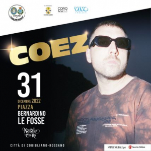 Coez in concerto a Corigliano Rossano per la notte di Capodanno