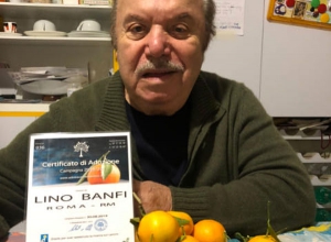 Lino Banfi per le clementine di Corigliano Rossano