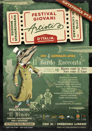 ''Il Bardo racconta'' in scena gioved&igrave; 4 gennaio presso il Centro Polivalente di via Fontana Vecchia alle ore 21
