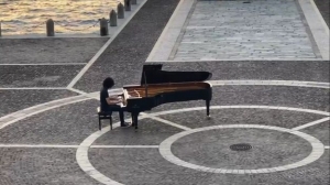 Nuovo videoclip di Allevi su lungomare Reggio Calabria