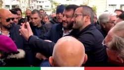 Salvini inaugura a Catanzaro la sede della Lega Calabria