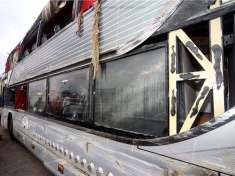 Pullman si ribalta a Villa San Giovanni, 15 feriti