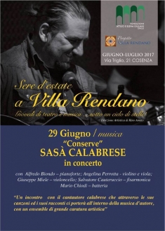 Primo appuntamento "Sas&agrave; Calabrese" in concerto