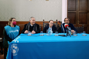 Presentato lo spettacolo di beneficenza ''U figghju &amp; Colacino'' organizzato dall'Unicef Calabria per raccogliere fondi.