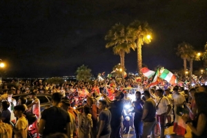 Italia regina d'Europa, festeggiamenti anche in Calabria