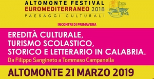 Festival Euromediterraneo di Altomonte: gioved&igrave; 21 marzo ''Incontri di Primavera''