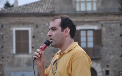 Il saluto del sindaco di Maida, Salvatore Paone, al Capitano Felice Bucalo che lascia la compagnia di Girifalco