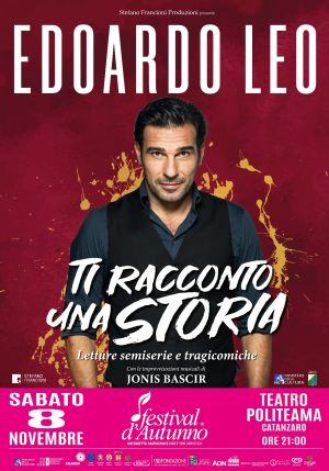 Edoardo Leo chiude la XXII edizione del Festival d'Autunno con ''Ti racconto una storia''