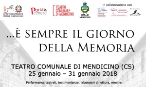 Teatro Comunale di Mendicino: progetto per la Shoah dell&rsquo;Arte