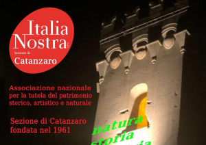 Nasce il premio ''Catanzaro Nostra'', iniziativa della sezione di Catanzaro di ''Italia Nostra''