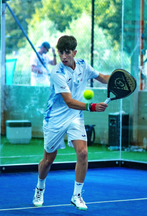 Padel, il giovane Fino si veste di azzurro