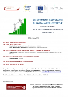 Unioncamere Calabria &ndash; Desk Enterprise Europe Network organizza il seminario informativo