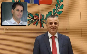 Gli auguri del consigliere regionale Antonio Montuoro al presidente della Provincia di Vibo, Corrado L'Andolina