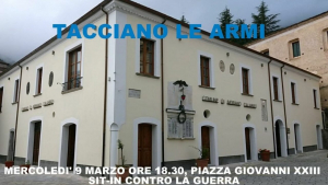 Morano scende in piazza per dire no alla guerra