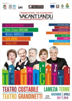 Arriva la rassegna teatrale &ldquo;Vacantiandu&rdquo; a Lamezia Terme