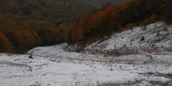 Calo delle temperature, arriva la neve in Sila