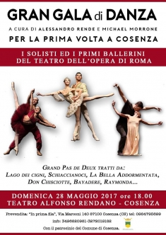 28 maggio a Cosenza Gran Gala di Danza