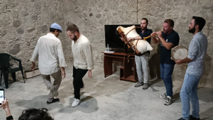 I Trillanti animano la piazza di Monasterace della prima giornata di concerti della XIX del Tarantella Power