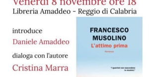 Presentazione del libro ''L&rsquo;attimo prima'' di Francesco Musolino a Reggio Calabria
