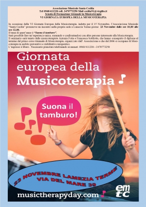 VI Giornata Europea della Musicoterapia a Lamezia Terme