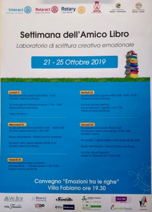 Amico Libro: a Rende parte nelle scuole il progetto del Rotary di promozione alla lettura