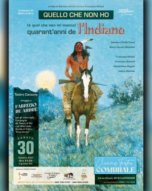 ''Quello che non ho (&egrave; quel che non mi manca)'': il 30 ottobre appuntamento con la rassegna ''Edizione straordinaria al Comunale'', dedicata a Fabrizio De Andr&egrave;