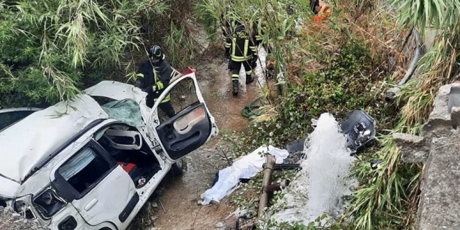 Tragico incidente nel reggino: auto precipita in scarpata, morti mamma e figlio