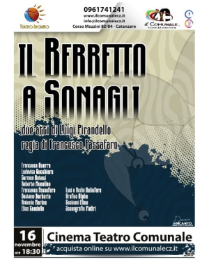 Il Teatro Incanto porta in scena ''Il berretto a sonagli'': emozioni e riflessioni per tutta la famiglia al Teatro Comunale di Catanzaro