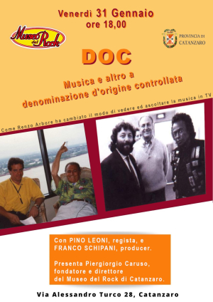 Al Museo del Rock, il ricordo di D.O.C. con il regista Pino Leoni