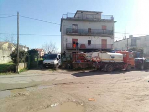 Sgomberata palazzina di migranti a Corigliano Rossano